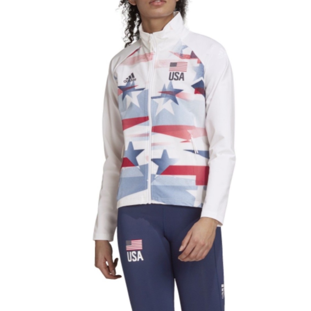 Adidas USA Volleyball Warm Up Jacket FU0102 Size 2XL